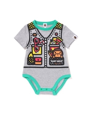 Combinaison Bape Babies Baby Milo Vest Print Grise Enfant | DQO-22091185